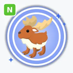Irish Elk | Rare, Neon | Adopt Me! — Roblox, лот №211931