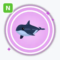 Orca | Ultra Rare, Neon | Adopt Me! — Roblox, лот №211932