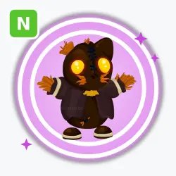 Scarecrow Cat | Ultra Rare, Neon | Adopt Me! — Roblox, лот №211936