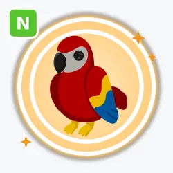 Parrot | Legendary, Neon | Adopt Me! — Roblox, лот №211942
