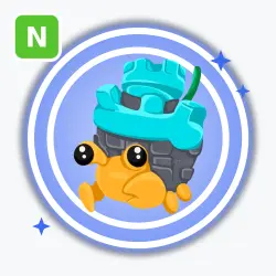 Castle Hermit Crab | Rare, Neon | Adopt Me! — Roblox, лот №211959