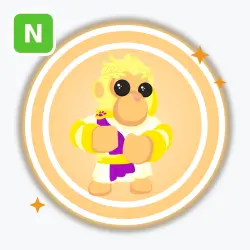 Emperor Gorilla | Legendary, Neon | Adopt Me! — Roblox, лот №211977