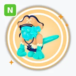 Pirate Ghost Capuchin Monkey | Legendary, Neon | Adopt Me! — Roblox, лот №211984