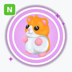 Hamster | Ultra Rare, Neon | Adopt Me! — Roblox, лот №211988