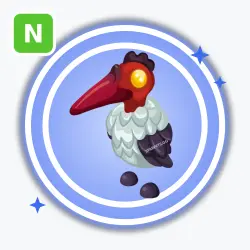 Marabou Stork | Rare, Neon | Adopt Me! — Roblox, лот №211994