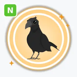Crow | Legendary, Neon | Adopt Me! — Roblox, лот №212013