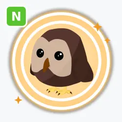 Owl | Legendary, Neon | Adopt Me! — Roblox, лот №212037