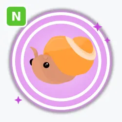 Trapdoor Snail | Ultra Rare, Neon | Adopt Me!