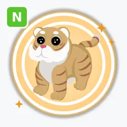 Lunar Gold Tiger | Legendary, Neon | Adopt Me!