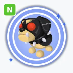 The Black Dog | Rare, Neon
