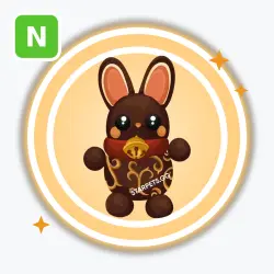 Dark Choccybunny | Legendary, Neon | Adopt Me! — Roblox, лот №212064