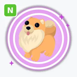 Pomeranian | Ultra Rare, Neon | Adopt Me!