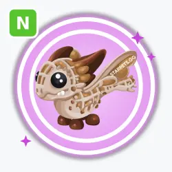 Waffle Wyrm | Ultra Rare, Neon | Adopt Me! — Roblox, лот №212077