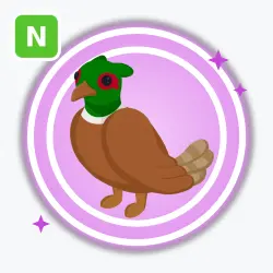 Brown-Chested Pheasant | Ultra Rare, Neon | Adopt Me! — Roblox, лот №212081
