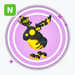 Magma Moose | Ultra Rare, Neon | Adopt Me!