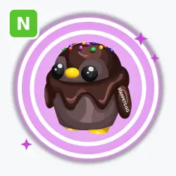 Choco Penguin | Ultra Rare, Neon | Adopt Me!