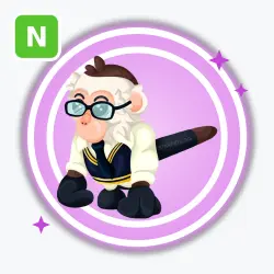 Preppy Capuchin Monkey | Ultra Rare, Neon | Adopt Me! — Roblox, лот №212124