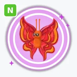 Vermilion Butterfly | Ultra Rare, Neon | Adopt Me! — Roblox, лот №212121
