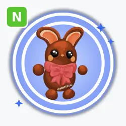 Milk Choccybunny | Rare, Neon | Adopt Me! — Roblox, лот №212136