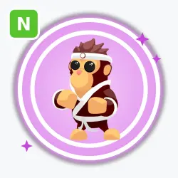 Karate Gorilla | Ultra Rare, Neon | Adopt Me! — Roblox, лот №212134