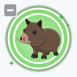 Wild Boar | Uncommon, Default | Adopt Me! — Roblox, лот №212144