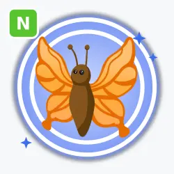 Yellow Butterfly | Rare, Neon | Adopt Me! — Roblox, лот №212153