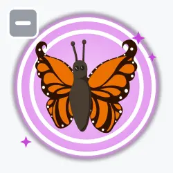Orange Butterfly | Ultra Rare, Default | Adopt Me! — Roblox, лот №212160