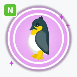 King Penguin | Ultra Rare, Neon | Adopt Me! — Roblox, лот №212164