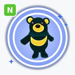 Black Moon Bear | Rare, Neon | Adopt Me! — Roblox, лот №212165