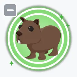 Capybara | Uncommon, Default | Adopt Me! — Roblox, лот №212187