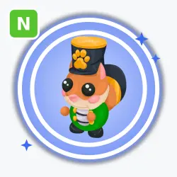 Nutcracker Squirrel | Rare, Neon | Adopt Me! — Roblox, лот №212247
