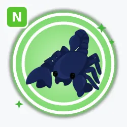 Halloween Blue Scorpion | Uncommon, Neon | Adopt Me! — Roblox, лот №212286