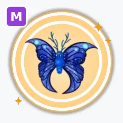 Moonbeam Butterfly | Legendary, Mega Neon | Adopt Me! — Roblox, лот №212291