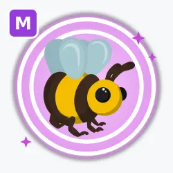 Bee | Ultra Rare, Mega Neon | Adopt Me! — Roblox, лот №212299