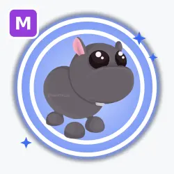 Hippo | Rare, Mega Neon | Adopt Me! — Roblox, лот №212303