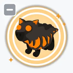 Lava Wolf | Legendary, Default | Adopt Me! — Roblox, лот №212305