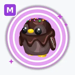 Choco Penguin | Ultra Rare, Mega Neon | Adopt Me! — Roblox, лот №212335