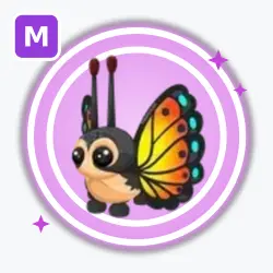 Mirai Moth | Ultra Rare, Mega Neon | Adopt Me! — Roblox, лот №212339