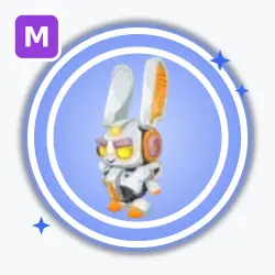 Mecha R4BBIT | Rare, Mega Neon | Adopt Me! — Roblox, лот №212352