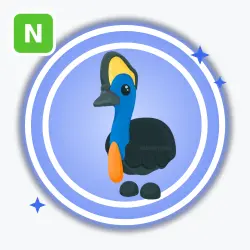 Cassowary | Rare, Neon | Adopt Me! — Roblox, лот №212363