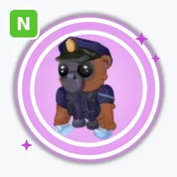 Officer Gibbon | Ultra Rare, Neon | Adopt Me! — Roblox, лот №212370