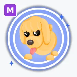 Toy Poodle | Rare, Mega Neon | Adopt Me! — Roblox, лот №212374