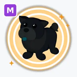 Black Chow-Chow | Legendary, Mega Neon | Adopt Me! — Roblox, лот №212372