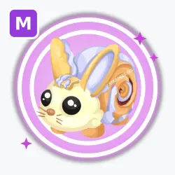 Bunny Swirl | Ultra Rare, Mega Neon | Adopt Me! — Roblox, лот №212419