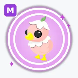 Flower Power Duckling | Ultra Rare, Mega Neon | Adopt Me! — Roblox, лот №212433