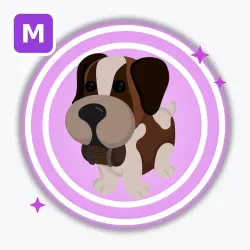 St Bernard | Ultra Rare, Mega Neon | Adopt Me! — Roblox, лот №212431