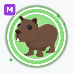 Capybara | Uncommon, Mega Neon | Adopt Me!