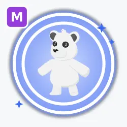 Polar Bear | Rare, Mega Neon | Adopt Me! — Roblox, лот №212459
