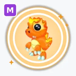 Scorching Kaijunior | Legendary, Mega Neon | Adopt Me! — Roblox, лот №212463