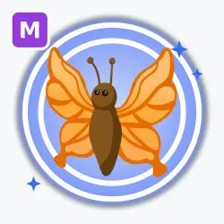 Yellow Butterfly | Rare, Mega Neon | Adopt Me!